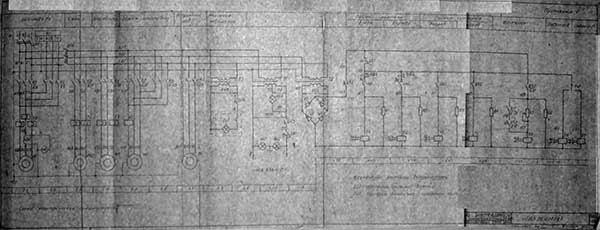 1Н983 Схема електрична трубонарізного верстата Схема електрична універсального трубонарізного верстата 1Н983